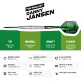 Bull's Germany Danny Jansen G2 90% steeltip dartpijlen
