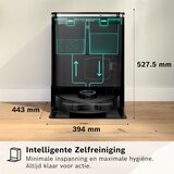 Bosch Spotless Max BCRDW3B robotstofzuiger met dweil - zwart - 11.000 Pa