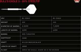 Bull's Eagle 3 90% steeltip dartpijlen