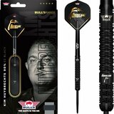 Bull's Kim Huybrechts E2 Full Black 90% steeltip dartpijlen
