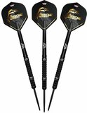 Bull's Kim Huybrechts E2 Full Black 90% steeltip dartpijlen