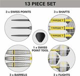 Target Scott Williams G2 90% Swiss steeltip dartpijlen