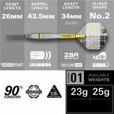 Target Scott Williams G2 90% Swiss steeltip dartpijlen