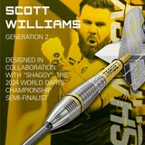 Target Scott Williams G2 90% Swiss steeltip dartpijlen