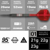 Target Gabriel Clemens 95K 95% Swiss Point steeltip dartpijlen
