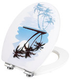 Afbeelding van de Cornat Palm decor toiletbril