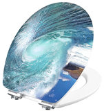 Afbeelding van de Cornat 3D Wave decor toiletbril