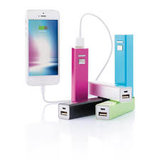 Loooqs Square 2200 mAh powerbank wit