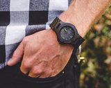 WeWOOD Kale Black Green horloge