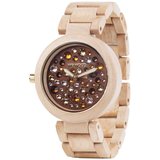 WeWOOD Alnus Beige Topaz horloge