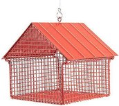 Wildlife Garden rood hangend pinda voederhuis Wildlife Garden rood hangend pinda voederhuis