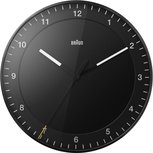 Braun BC17B zwart 30 cm klok Braun BC17B zwart 30 cm klok