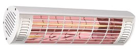 CasaTherm W2000 FB Gold LowGlare wit elektrische terrasverwarming CasaTherm W2000 FB Gold LowGlare wit elektrische terrasverwarming