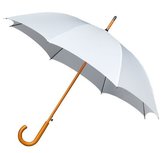 Falcone Deluxe windproof paraplu wit Falcone Deluxe windproof paraplu wit