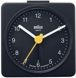 Braun BC02XB zwart 6 cm wekker Braun BC02XB zwart 6 cm wekker