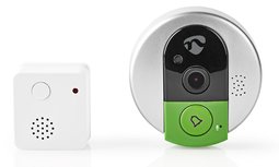 Nedis DOORPW10CBK Wi-Fi 720p deurbel met camera + ontvanger Nedis DOORPW10CBK Wi-Fi 720p deurbel met camera + ontvanger