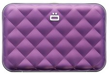 Ögon Quilted Button Purple creditcardhouder Ögon Quilted Button Purple creditcardhouder