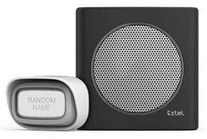 Extel diBi Flash soft black draadloze deurbel Extel diBi Flash soft black draadloze deurbel