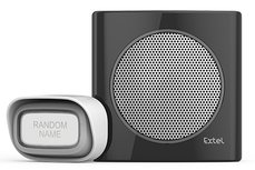 Extel diBi Flash black draadloze deurbel Extel diBi Flash black draadloze deurbel