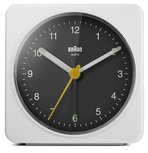 Braun BC03WB wit/zwart 8 cm wekker Braun BC03WB wit/zwart 8 cm wekker