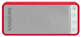 Sangean BTS-101 rood bluetooth luidspreker Sangean BTS-101 rood bluetooth luidspreker