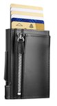 Ögon Cascade Zipper Snap Full Black creditcardhouder Ögon Cascade Zipper Snap Full Black creditcardhouder