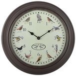 Esschert Design vogelgeluiden 30 cm klok Esschert Design vogelgeluiden 30 cm klok