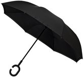 Falcone Inside Out windproof paraplu zwart Falcone Inside Out windproof paraplu zwart
