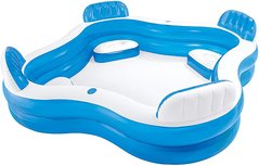 Intex Swim Center Family Lounge Pool 4-zits zwembad Intex Swim Center Family Lounge Pool 4-zits zwembad