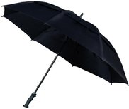 Falcone Storm windproof golfparaplu zwart Falcone Storm windproof golfparaplu zwart