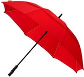 Falcone Robuust windproof golfparaplu rood Falcone Robuust windproof golfparaplu rood