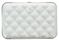 Ögon Quilted Button Silver creditcardhouder Ögon Quilted Button Silver creditcardhouder