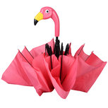 Esschert Design opvouwbare flamingo paraplu Esschert Design opvouwbare flamingo paraplu