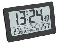 TFA Raumklima zwart radiogestuurde digitale klok TFA Raumklima zwart radiogestuurde digitale klok