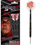 Bull's Germany Mensur Suljovic Black Edition 90% tungsten steeltip dartpijlen Bull's Germany Mensur Suljovic Black Edition 90% tungsten steeltip dartpijlen