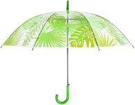Esschert Design transparante jungle bladeren paraplu Esschert Design transparante jungle bladeren paraplu
