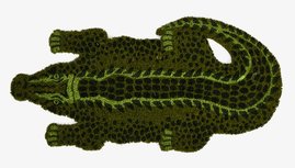 Esschert Design Krokodil kokosmat Esschert Design Krokodil kokosmat