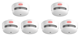 6x X-Sense 500.XS01.W Lithium mini rookmelder - batterij 10 jaar - draadloos koppelbaar 6x X-Sense 500.XS01.W Lithium mini rookmelder - batterij 10 jaar - draadloos koppelbaar