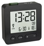 TFA Jente zwart 7 cm radiogestuurde wekker TFA Jente zwart 7 cm radiogestuurde wekker