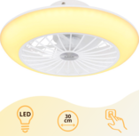ZAAK. Lafee White plafondventilator 30 cm - Inclusief LED ZAAK. Lafee White plafondventilator 30 cm - Inclusief LED