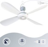 ZAAK. Movito White mobiele plafondventilator 42 cm ZAAK. Movito White mobiele plafondventilator 42 cm