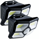 ZAAK. Solar buitenlamp met bewegingssensor - 2 stuks - 72 LED's - IP65 waterdicht ZAAK. Solar buitenlamp met bewegingssensor - 2 stuks - 72 LED's - IP65 waterdicht
