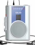 Draagbare cassettespeler CR-318 - FM/AM radio - Luidspreker - Walkman Draagbare cassettespeler CR-318 - FM/AM radio - Luidspreker - Walkman