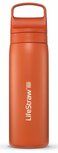 LifeStraw Go Steel waterfles met filter 500ml kyoto orange LifeStraw Go Steel waterfles met filter 500ml kyoto orange