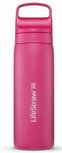 LifeStraw Go Steel waterfles met filter 500ml orchid pink LifeStraw Go Steel waterfles met filter 500ml orchid pink