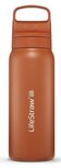 LifeStraw Go Steel waterfles met filter 700ml kyoto orange LifeStraw Go Steel waterfles met filter 700ml kyoto orange
