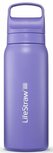 LifeStraw Go Steel waterfles met filter 700ml thistle purple LifeStraw Go Steel waterfles met filter 700ml thistle purple