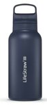 LifeStraw Go Steel waterfles met filter 1000ml aegean sea LifeStraw Go Steel waterfles met filter 1000ml aegean sea