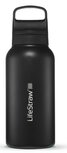 LifeStraw Go Steel waterfles met filter 1000ml nordic noir LifeStraw Go Steel waterfles met filter 1000ml nordic noir