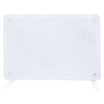 Emerio GR-133080.1 Glass convectorkachel wit - 2000 Watt - Timer - Afstandsbediening - IP24 - 60 m3